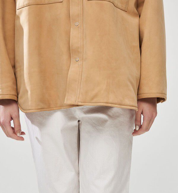 GALERIE VIE「ベビーカーフ ノーカラージャケット」|ノーカラージャケット|