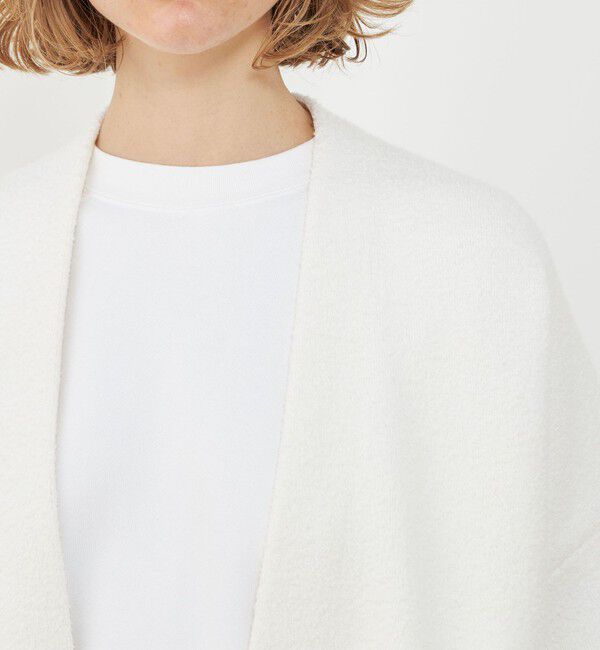 GALERIE VIE「ブークレダブルフェイス カラーレスジャケット」|ノーカラージャケット|