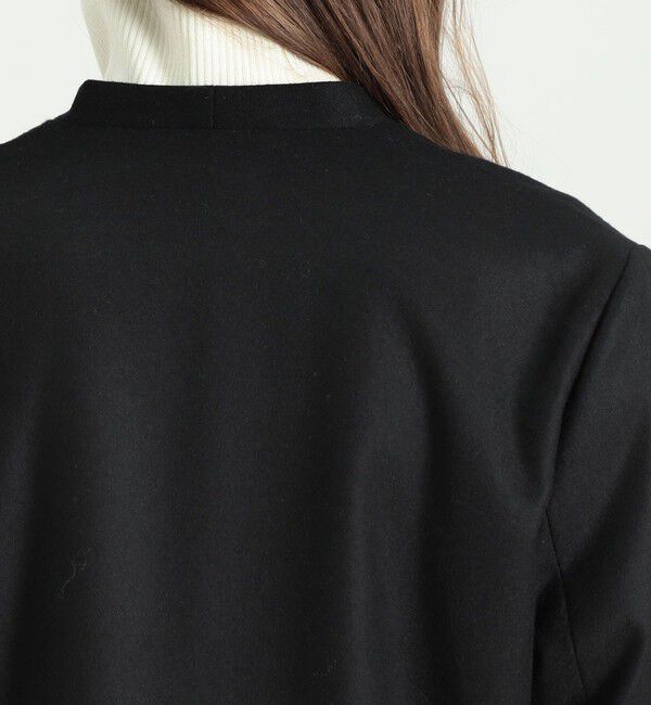 BACCA「ウールサキソニー ノーカラージャケット」|ノーカラージャケット|