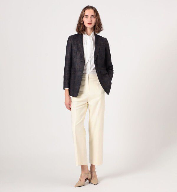 TOMORROWLAND collection「SILK AIR NAVY 2Bテーラードジャケット」|テーラードジャケット|