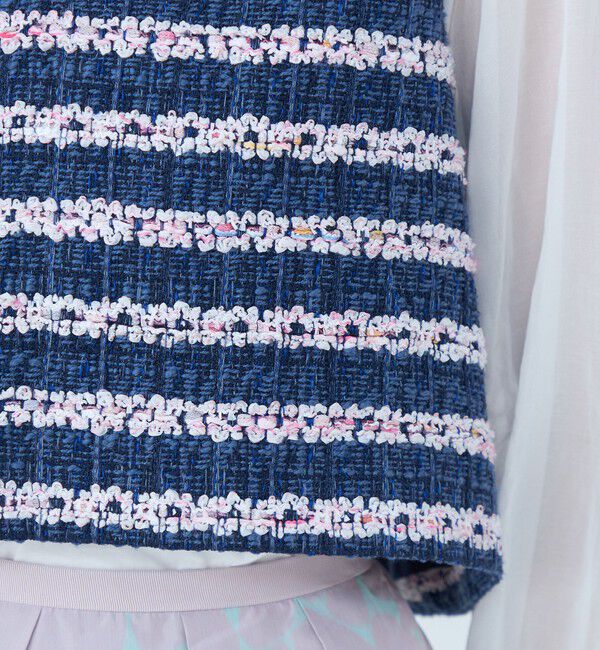 TOMORROWLAND collection「フルールボーダー フロンタブルジレ」|ベスト・ジレ|