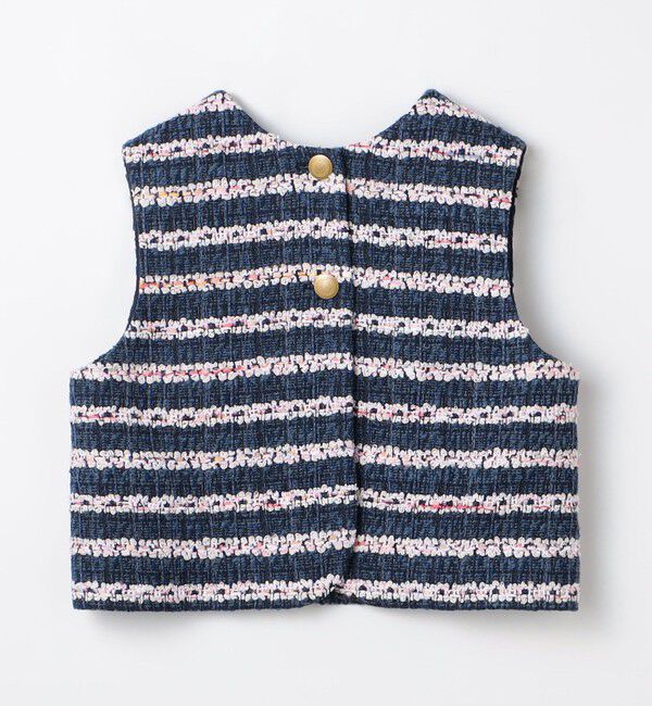 TOMORROWLAND collection「フルールボーダー フロンタブルジレ」|ベスト・ジレ|