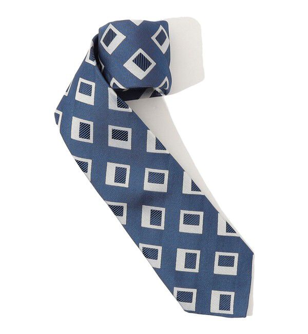 TOMORROWLAND GOODS「Seaward & Stearn シルクジャガード ネクタイ」|ネクタイ・蝶ネクタイ|66 ブルー系