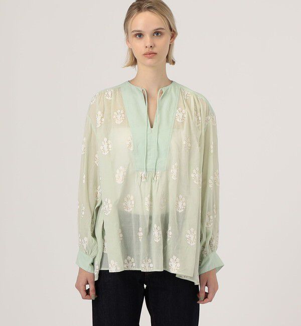 TOMORROWLAND BUYING WEAR「ne Quittez pas COTTON VOILE SEDUM ブラウス」|シャツ・ブラウス|