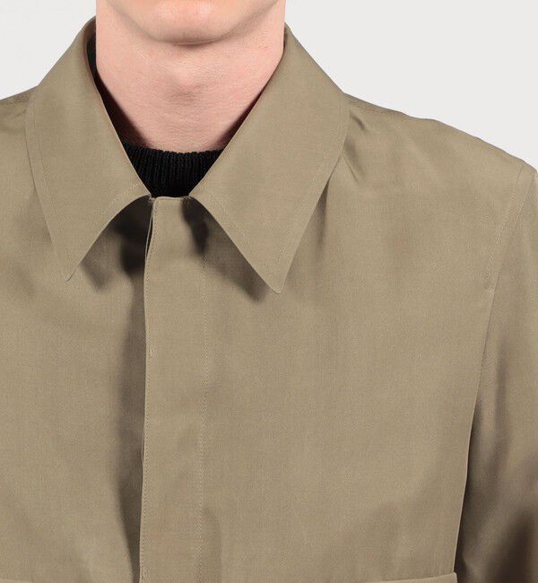 TOMORROWLAND MENS「シルク フライトジャケット」|ブルゾン・スタジャン|