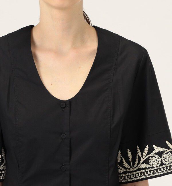 TOMORROWLAND GOODS「BY MALENE BIRGER MERLINA エンブロイダリーブラウス」|シャツ・ブラウス|