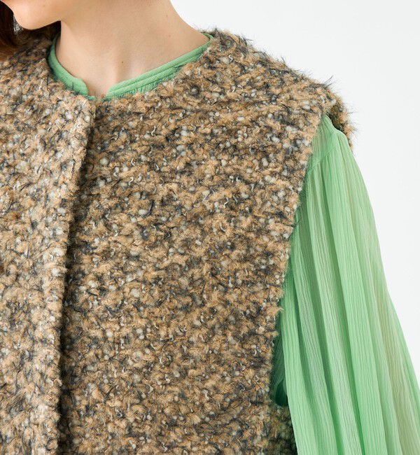 Ballsey「Kate クルーネックジレ」|ダウンベスト・ベスト|