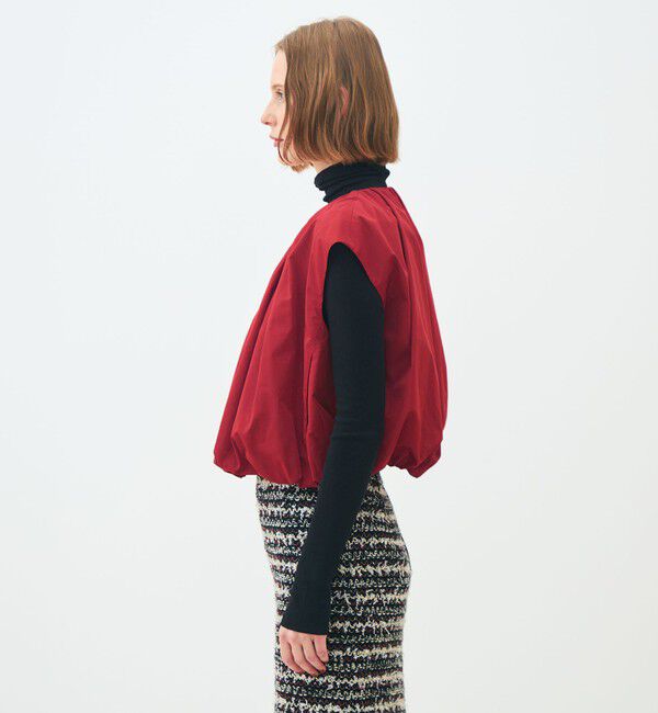 TOMORROWLAND collection「ポリエステルシルクタフタ バルーンジレ」|ベスト・ジレ|