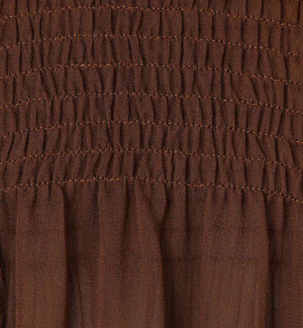 DES PRES「シルクシフォン チュニックブラウス」|シャツ・ブラウス|