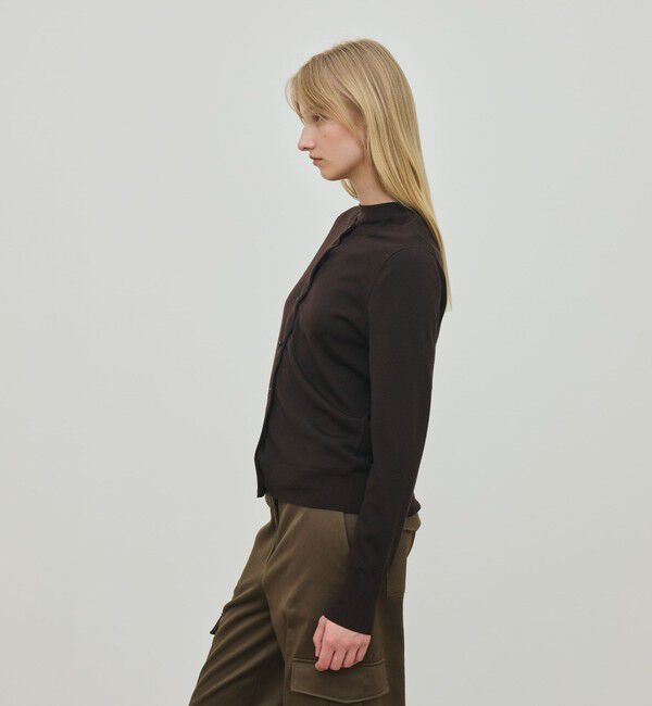 DES PRES「ウーステッドウール クルーネックカーディガン」|カーディガン|