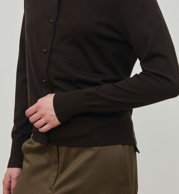 DES PRES「ウーステッドウール クルーネックカーディガン」|カーディガン|