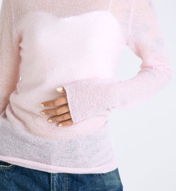 Edition「モヘアシアー ハイネックネックニット」|ニット・セーター|