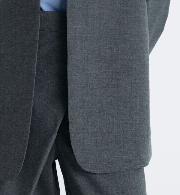 Edition「Super140's トロピカルウール ノーカラージャケット」|ノーカラージャケット|