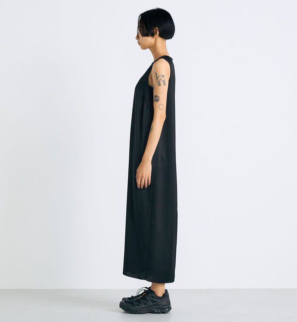 Edition「ワッシャーサテン ノースリーブワンピース」|ワンピース|