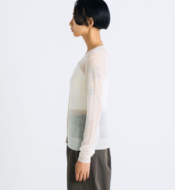 Edition「カシミヤ シアー カーディガン」|カーディガン|