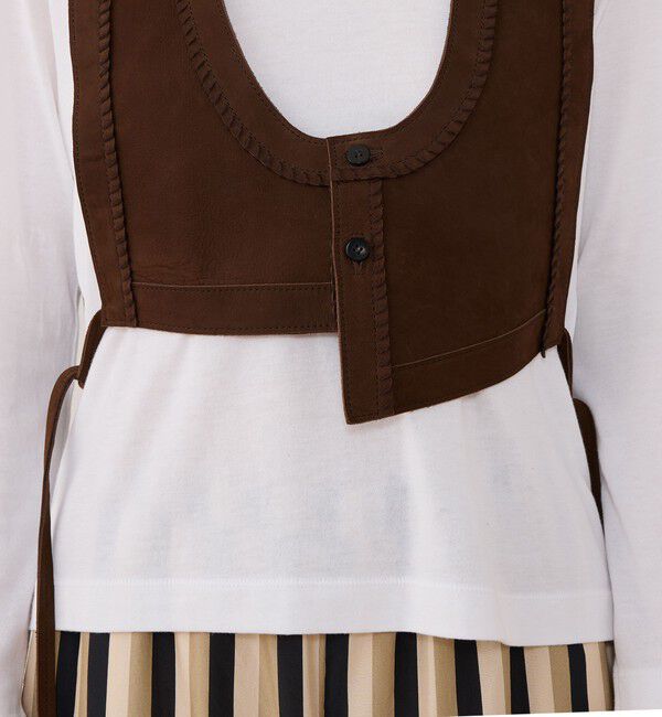 GALERIE VIE「プライムヌバック アシンメトリーベスト」|ベスト・ジレ|