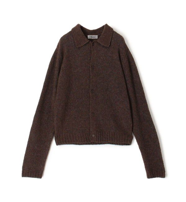 Edition「ブークレーニット ポロカーディガン」|ニット・セーター|45 ブラウン