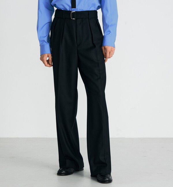 Edition「Super160's ウールギャバベルトパンツ」|その他|