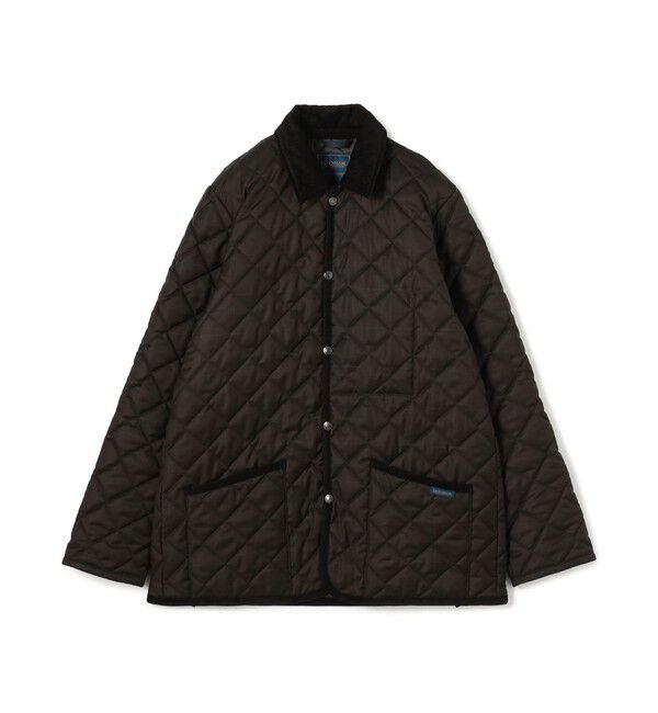 TOMORROWLAND MENS「【別注】LAVENHAM DENHAM ウールキルティングブルゾン V.B.CANONICO」|ブルゾン・スタジャン|18 ブラック系