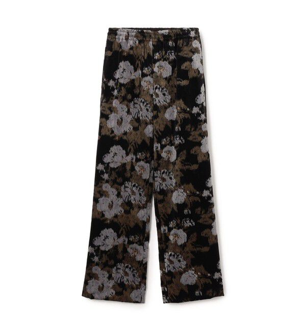 CABaN「FOGGY FLOWERベルベット イージーパンツ」|その他|18 ブラック系