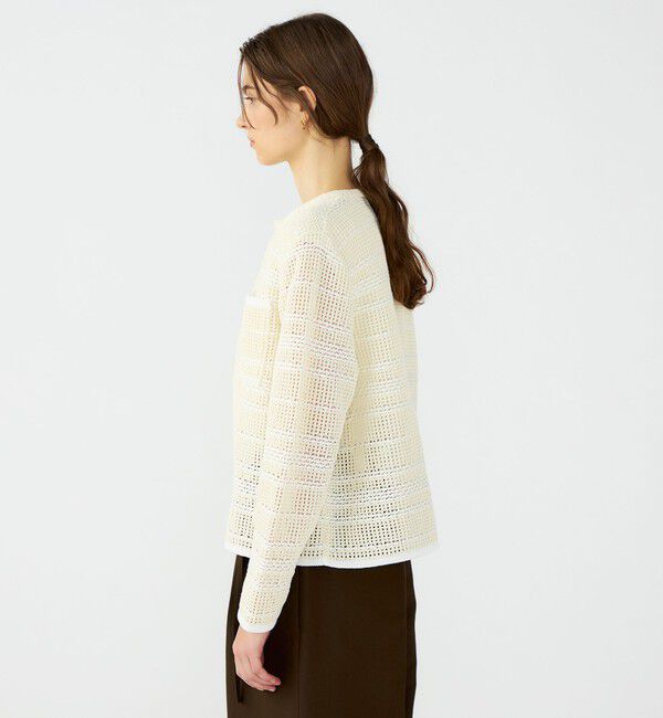 Ballsey「【WEB先行予約】ドライコットン クルーネックカーディガン」|カーディガン|