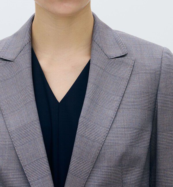 TOMORROWLAND collection「シャドウブルー 1Bテーラードジャケット」|テーラードジャケット|