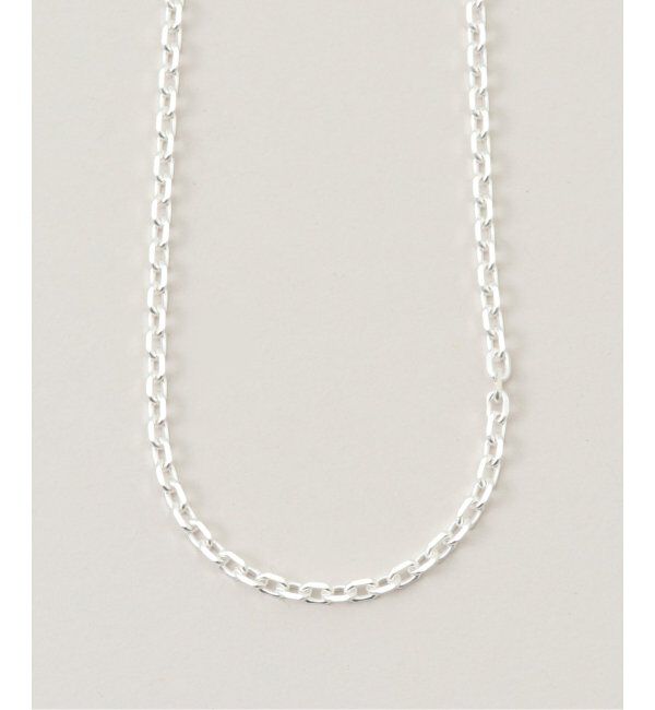  「【blancle/ ブランクレ】SV・Short oval chain necklace」|ネックレス|シルバー