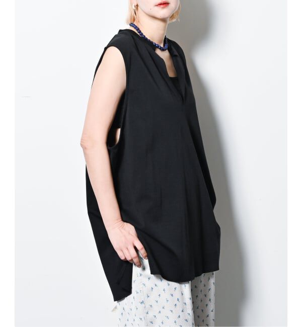  「《追加2》KEY NECK N-SL Tシャツ」|Tシャツ・カットソー|ブラック