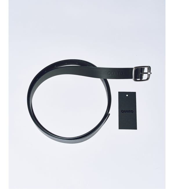  「QUIITO LEATHER BELT Q26S-A125：ベルト」|ベルト|