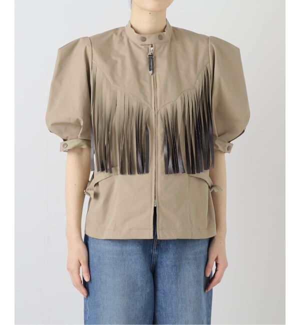  「TOGA PULLA TWILL FRINGE BLOUSE TP261-FJ226：ブラウス」|シャツ・ブラウス|