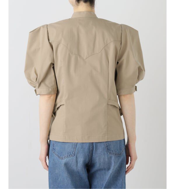  「TOGA PULLA TWILL FRINGE BLOUSE TP261-FJ226：ブラウス」|シャツ・ブラウス|