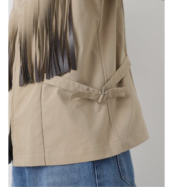  「TOGA PULLA TWILL FRINGE BLOUSE TP261-FJ226：ブラウス」|シャツ・ブラウス|