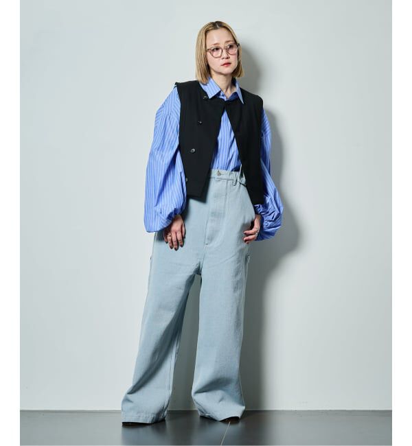  「QUIITO RECICLE WORK OVERALL Q26S-D133：オーバーオール」|オールインワン|