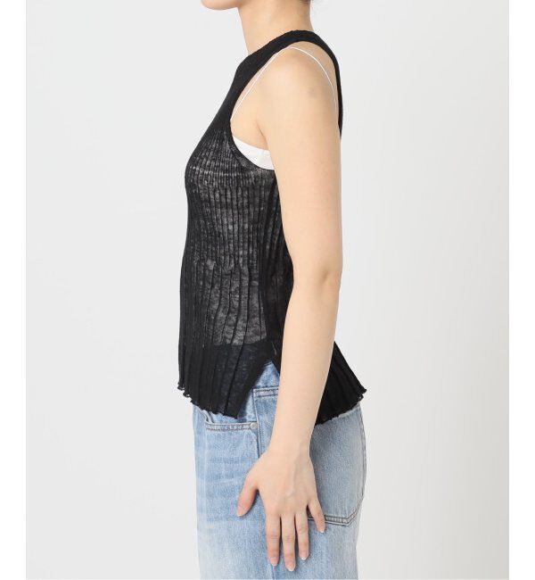 Plage「ENRICA / エンリカ SHEER RIB ノースリーブ」|ニット・セーター|