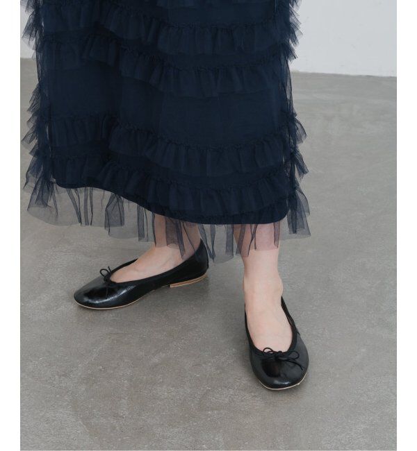 IENA「PORSELLI/ポルセリ LEATHER バレエシューズ」|バレエシューズ|