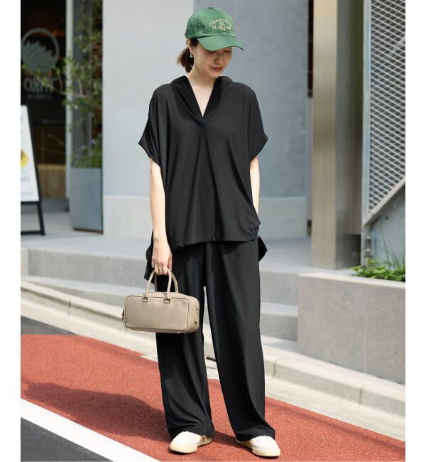 SLOBE IENA「《2枚セット》カットジョーゼットセットアップ」|Tシャツ・カットソー|