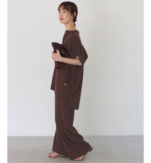 SLOBE IENA「《2枚セット》カットジョーゼットセットアップ」|Tシャツ・カットソー|