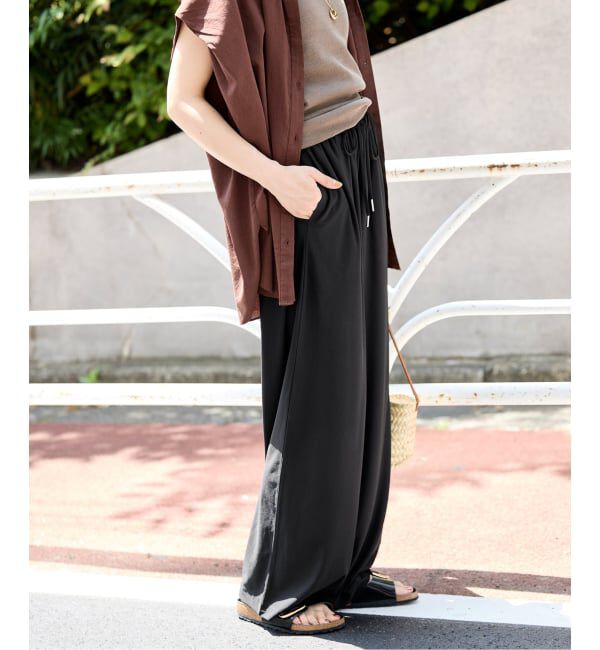 SLOBE IENA「《2枚セット》カットジョーゼットセットアップ」|Tシャツ・カットソー|