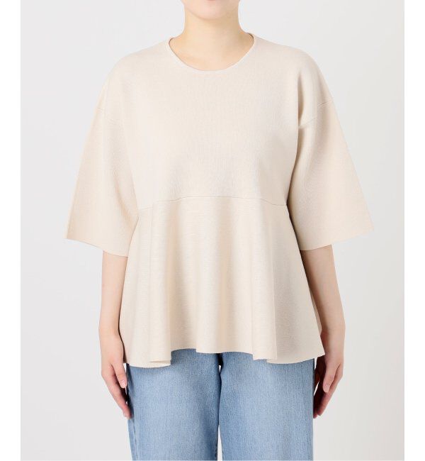 IENA「Debussyペプラムプルオーバー」|ニット・セーター|