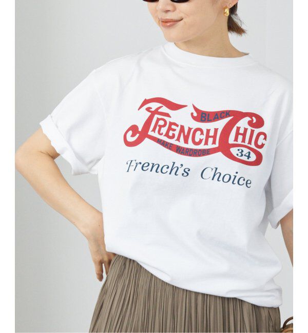 IENA「BLACK フレンチシック Tシャツ」|Tシャツ・カットソー|