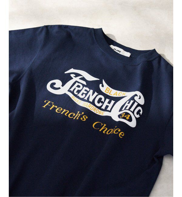 IENA「BLACK フレンチシック Tシャツ」|Tシャツ・カットソー|ネイビー