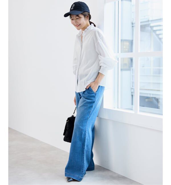 SLOBE IENA「《追加》ミニフリルブラウス」|シャツ・ブラウス|