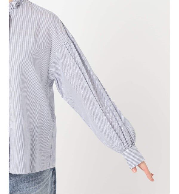 SLOBE IENA「《追加》ミニフリルブラウス」|シャツ・ブラウス|