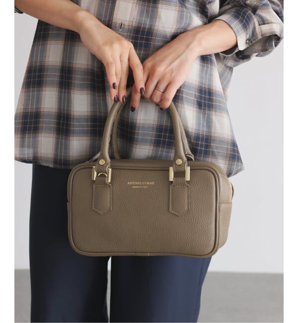 SLOBE IENA「ANTONELLO MASI/アントネッロマージ SLOBE別注 レザーボストンバッグ」|ボストンバッグ|