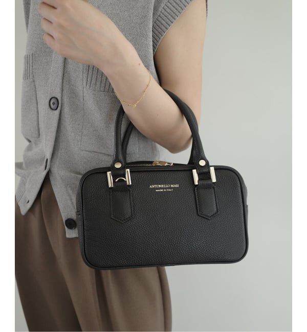 SLOBE IENA「ANTONELLO MASI/アントネッロマージ SLOBE別注 レザーボストンバッグ」|ボストンバッグ|