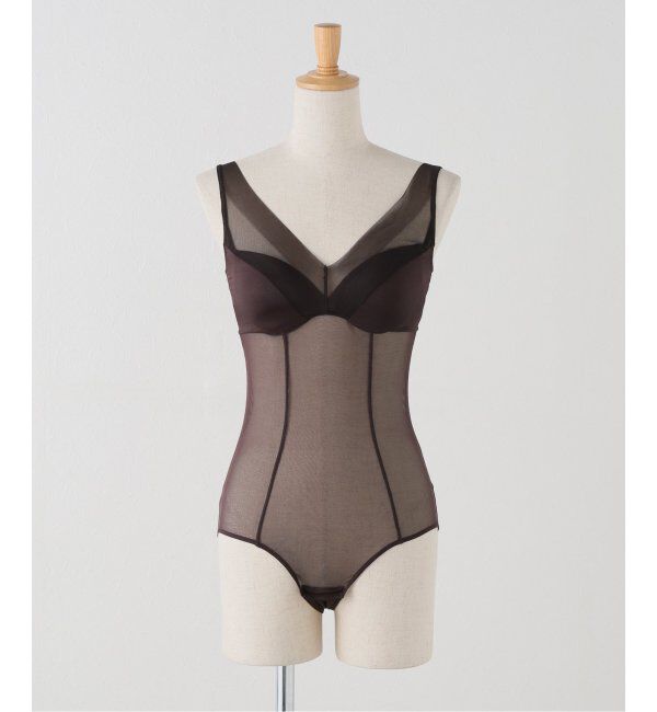 IENA「NICENICE MOMENT/ナイスナイスモーメント MESH BRIEFER NNM03-2403-003」|インナー|ブラウン