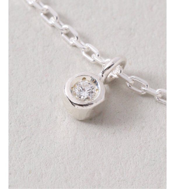SLOBE IENA「unique/ユニーク SLOBE別注 ダイヤモンド1粒ネックレス」|ネックレス|
