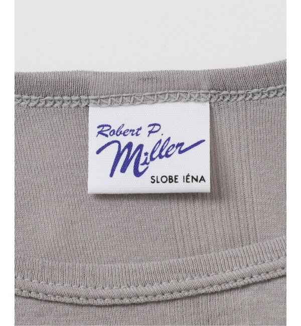 SLOBE IENA「《追加6/一部カラーWEB・店舗限定》miller  SLOBE別注 SHEER RIB クルーネック」|Tシャツ・カットソー|