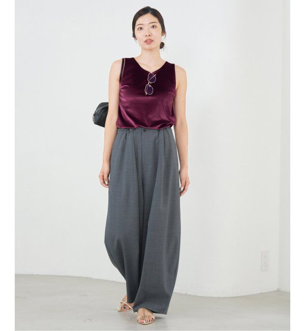 IENA「スノーベロア ノースリーブ」|Tシャツ・カットソー|