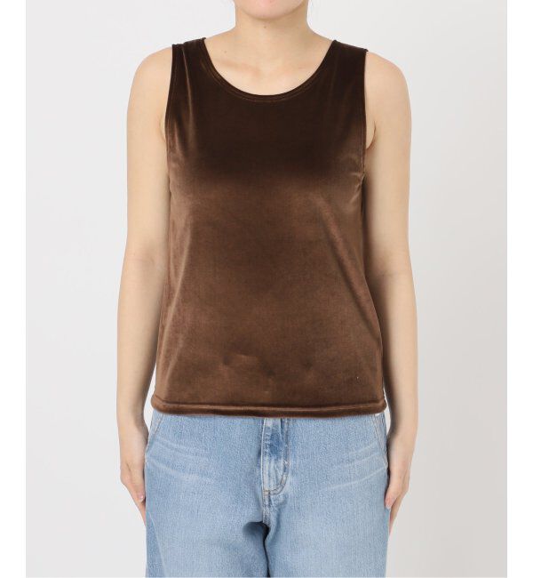 IENA「スノーベロア ノースリーブ」|Tシャツ・カットソー|